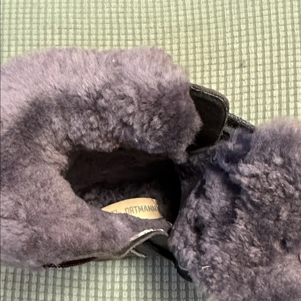Kids Black and Gray Winter Boots